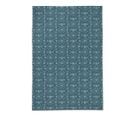 Tapis XL Shiva Bleu, Gamme Jakarta, Bleu, 120x170cm, 100% Coton, Double Face Imprimée