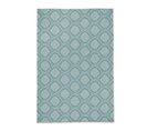 Tapis XL Médusa, Gamme Jakarta, Vert D'eau, 120 X 170 Cm, 100% Coton, Double Face Imprimée