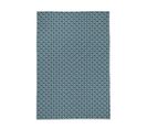 Tapis Shiva Bleu, Gamme Jakarta, Bleu, 60 X 120 Cm, 100% Coton, Double Face Imprimée