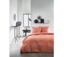 Parure De Couette 220x240 + 2 Taies Doreiller 65x65 Cm  100% Coton  Orange Graphique Sunshine 4.37