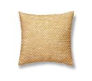 Coussin Décoration Chiné Bicolore Desert Chik En Coton - Jaune - 40x40 Cm