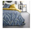 Parure De Lit 2 Personnes Imprimé Floral Sunshine En Coton - Bleu - 240x260 Cm