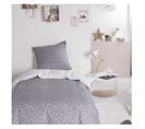 Parure De Lit Stella En Coton - Gris - 140x190 Cm