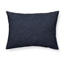 Coussin Déhoussable Imprime Teranga Inaya En Coton - Bleu - 30x50 Cm