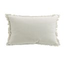 Coussin Décoration Uni Indies Chami En Coton - Multicolore - 30x50 Cm