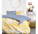 Parure De Lit  Sunshine Maelle En Coton - Jaune - 240x220 Cm