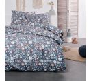 Parure De Lit  Sunshine Ruben En Coton - Bleu - 260x240 Cm