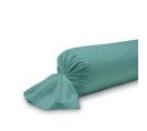 Taie De Traversin Diabolo Menthe - 100% Coton 57 Fils - 45 X 185 Cm - Bleu Turquoise