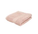 Serviette De Bain Uni Essential En Coton - Rose - 50x90 Cm