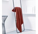 Plaid Uni Essential En Polyester - Rouge - 125x150 Cm
