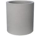 Pot En Plastique Rond Aspect Granit 30 Cm Gris Clair