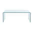 Table Basse Ginza Verre Trempé Transparent 120cm