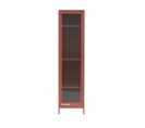 Nino - Armoire 1 Porte En Métal Pantone H180cm - Couleur - Terracotta