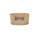 Panier Ovale Atlas Pour Chien Et Chat En Jonc De Mer Coussin Gris