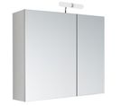 Armoire De Salle De Bain  Murale Avec Miroir 60 x 60 x 18 cm Kle'o