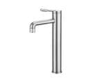 Mitigeur Lavabo Haut Hiro Acier Inoxydable - Cartouche Céramique Acs - 4,5 X 32 X 18 Cm