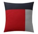 Taie D'oreiller Coton Trio  Rouge -50 X 70 Sans Volant