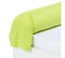 Taie D'oreiller Coton Trio  Vert Anis -85 X 185