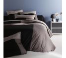 Housse De Couette Coton Trio  Noir -200 X 200