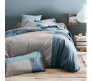 Housse De Couette Coton Trio  Bleu -200 X 200