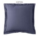 Taie D'oreiller Coton Tertio®  Bleu Indigo -50 X 70 Avec Volant