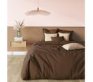 Housse De Couette Coton Tertio®  Chocolat -200 X 200