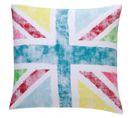 Taie D'oreiller Coton Old Flag  Multicolore  - 63 X 63 Sans Volant