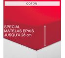 Drap-housse Matelas Épais Coton Tertio® -140 X 190