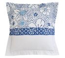 Taie D'oreiller Percale Coton Tertio®  Bleu -50 X 70 Avec Volant