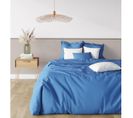 Housse De Couette Coton Tertio®  Bleu Azur -240 X 220