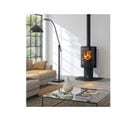 Poêle à Bois Fonte 8kw Noir - 411110noir