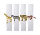 Lot De 4 Ronds De Serviettes Africa