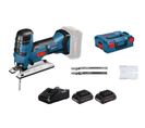 Scie Sauteuse 18v Gst 18 V-li S + 2 Batteries Procore 4 Ah + Chargeur + Coffret L-boxx - Bosch - 060