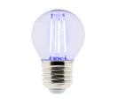 Ampoule LED Déco Filament Bleu 3w E27 Sphérique - Elexity