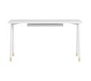 Bureau droit L.140 - P.60 cm K2 blanc