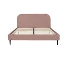 Tim Lit Double Velours Cotelé Rose Blush 160x200