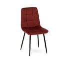 Chaise Mana Burgandy Velours Ras