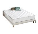 Ensemble Matelas Ressorts + Sommier Tapissier 160 X 200 Hyvyys - Confort Equilibre - Epaisseur 23 Cm