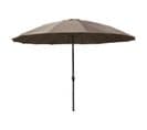 Parasol Droit Type Shanghai Ø 3 M Inclinable - Taupe - Aurinko