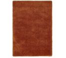 Tapis Shaggy Tufté Tito En Polyester - Orange - 160x230 Cm