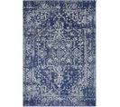 Tapis Moderne Tissé Plat à Motifs Avon En Polypropylène - Bleu - 160x230 Cm