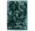 Tapis Shaggy Tufté Splash En Polyester - Bleu Pétrole - 120x170 Cm