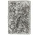 Tapis Shaggy Tufté Splash En Polyester - Argent - 140x200 Cm