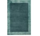 Tapis Tufté Main Tosca En Laine - Bleu Turquoise - 200x290 Cm