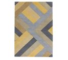 Tapis Pure Laine Tufté Main Zigo - Multicolore 160x230 Cm