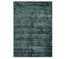 Tapis Luxe Designer Titane En Viscose - Bleu Pétrole - 200x300 Cm