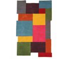 Tapis Moderne Et Design Arty En Laine - Multicolore - 120x170 Cm