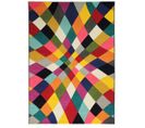 Tapis De Salon Design Java En Polypropylène - Multicolore - 160x230 Cm