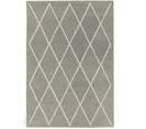 Tapis Style Berbère Diamond En Laine - Argent - 120x170 Cm