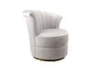 Fauteuil En Tissu - Gris Clair